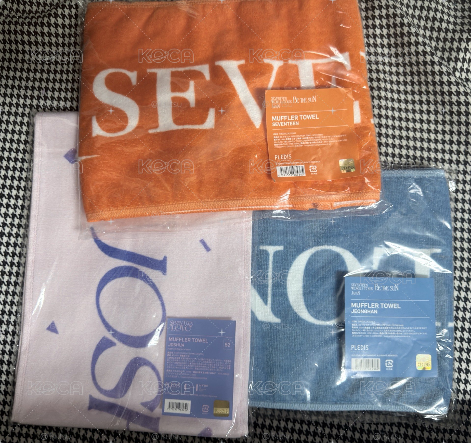 (全新未拆現貨 可當日寄出）seventeen be the sun love fm 毛巾 淨漢 知秀