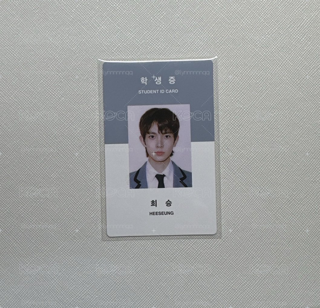 李羲承 21年曆 年曆卡 學生證
