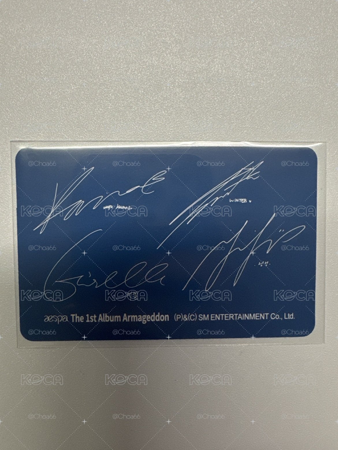 正規一 專輯卡 authentic團卡