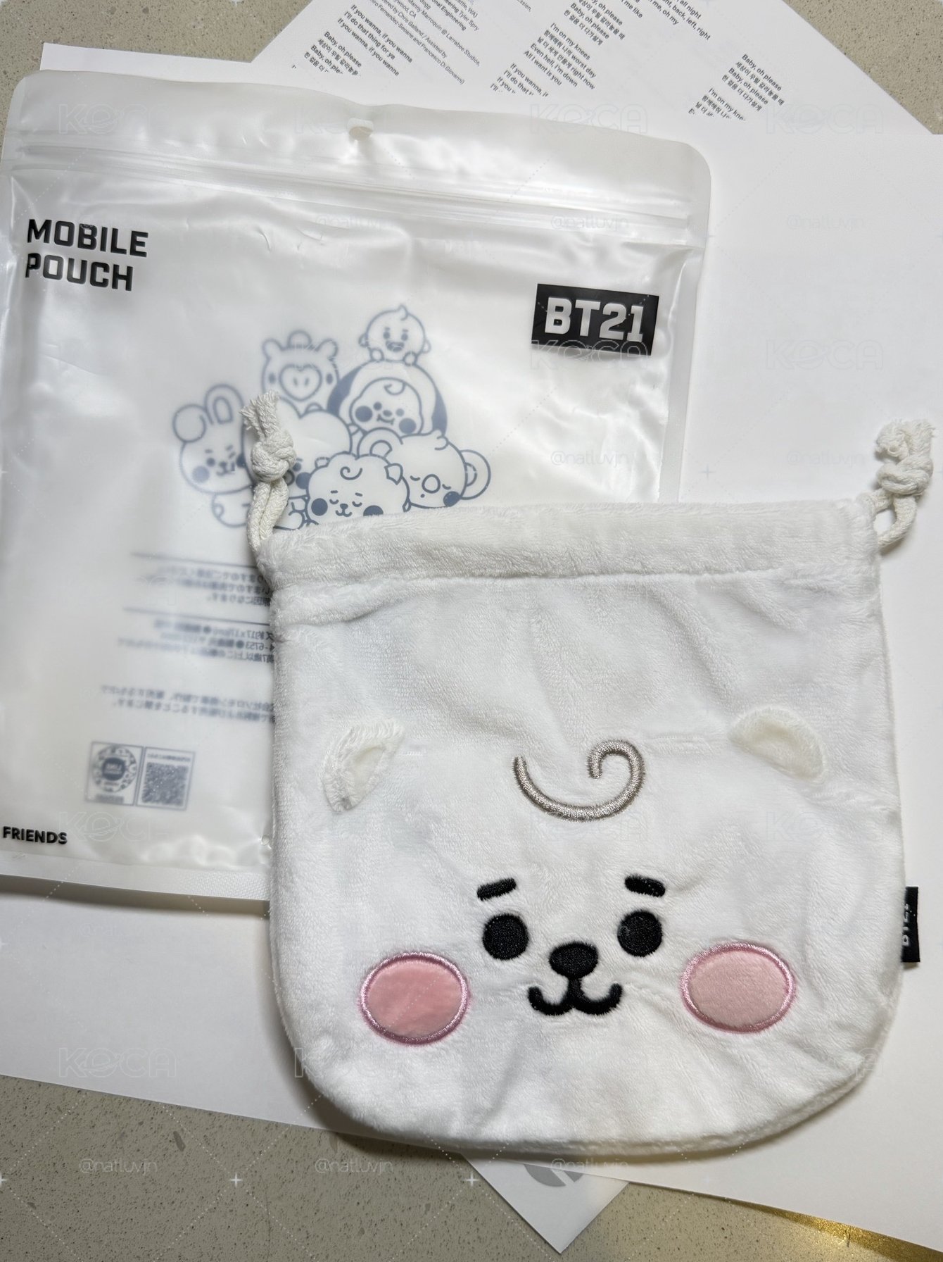 BT21 RJ束口袋