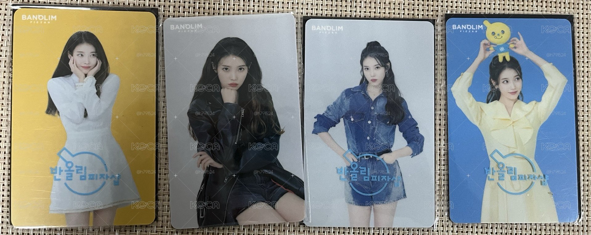 IU 李知恩 Pizza小卡四張