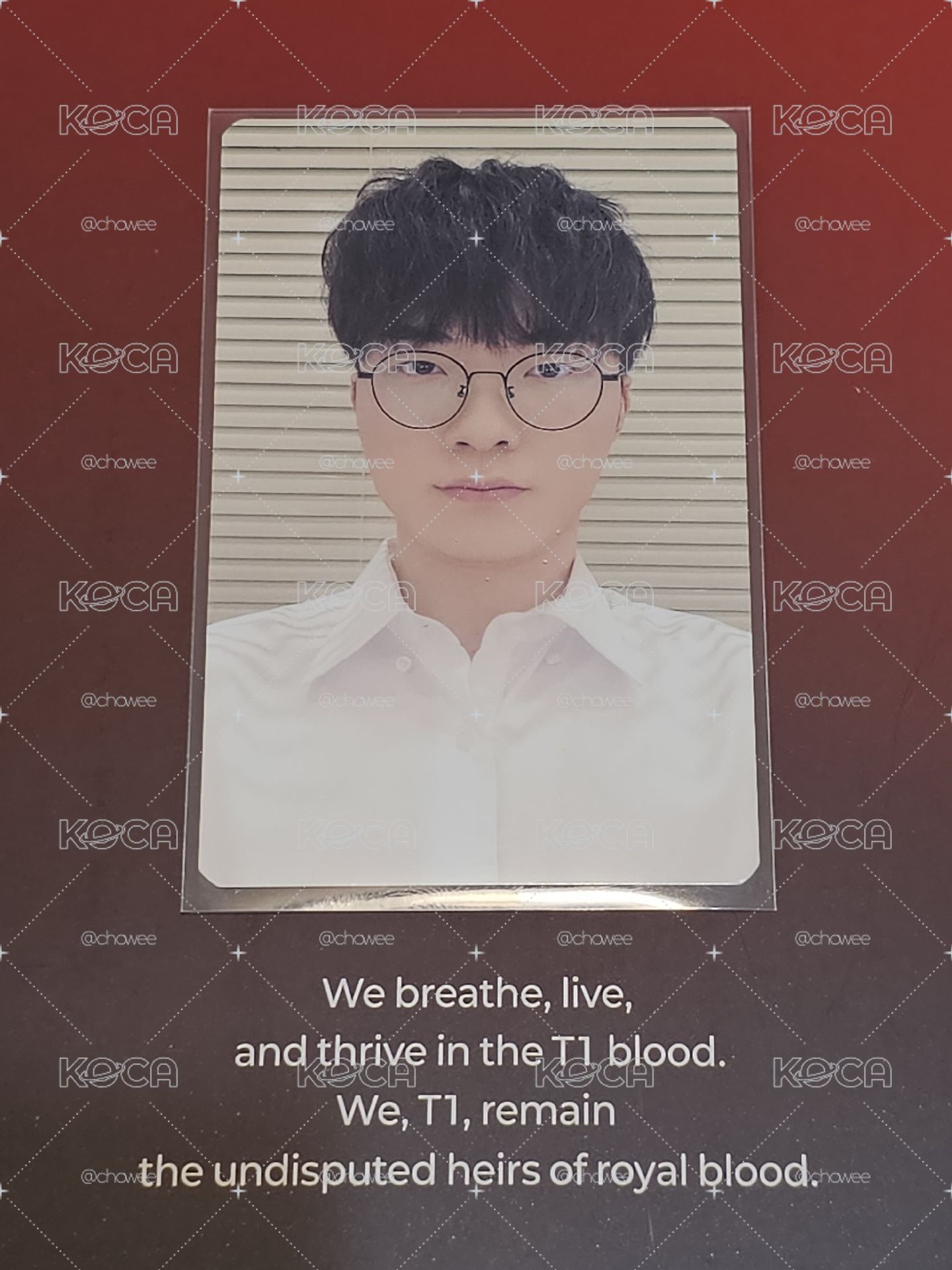 Faker 炸雞代言小卡