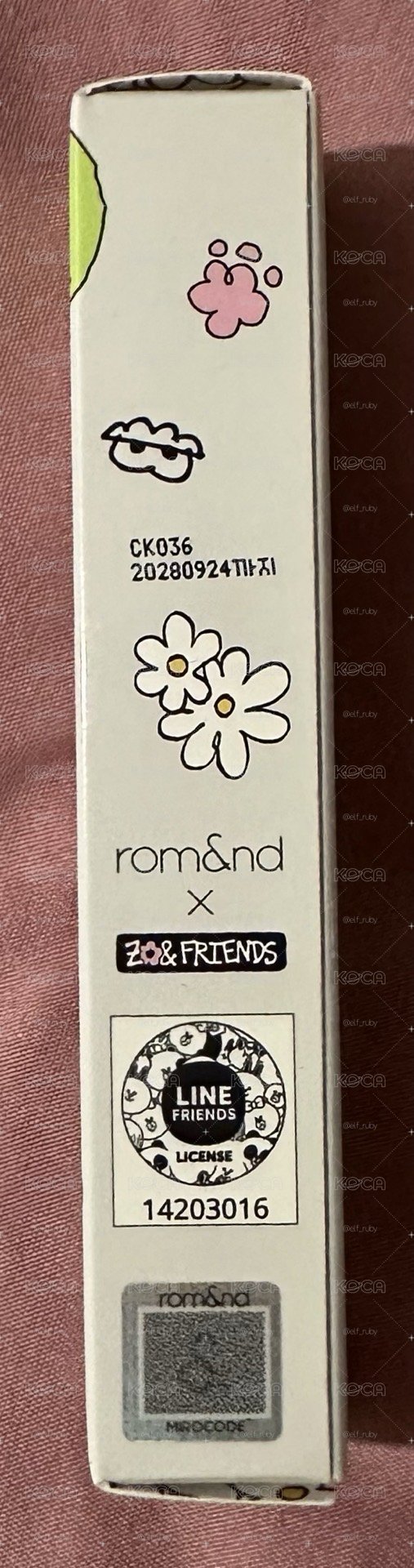 ZOA FRIENDS 天使光糖漿唇蜜 01色