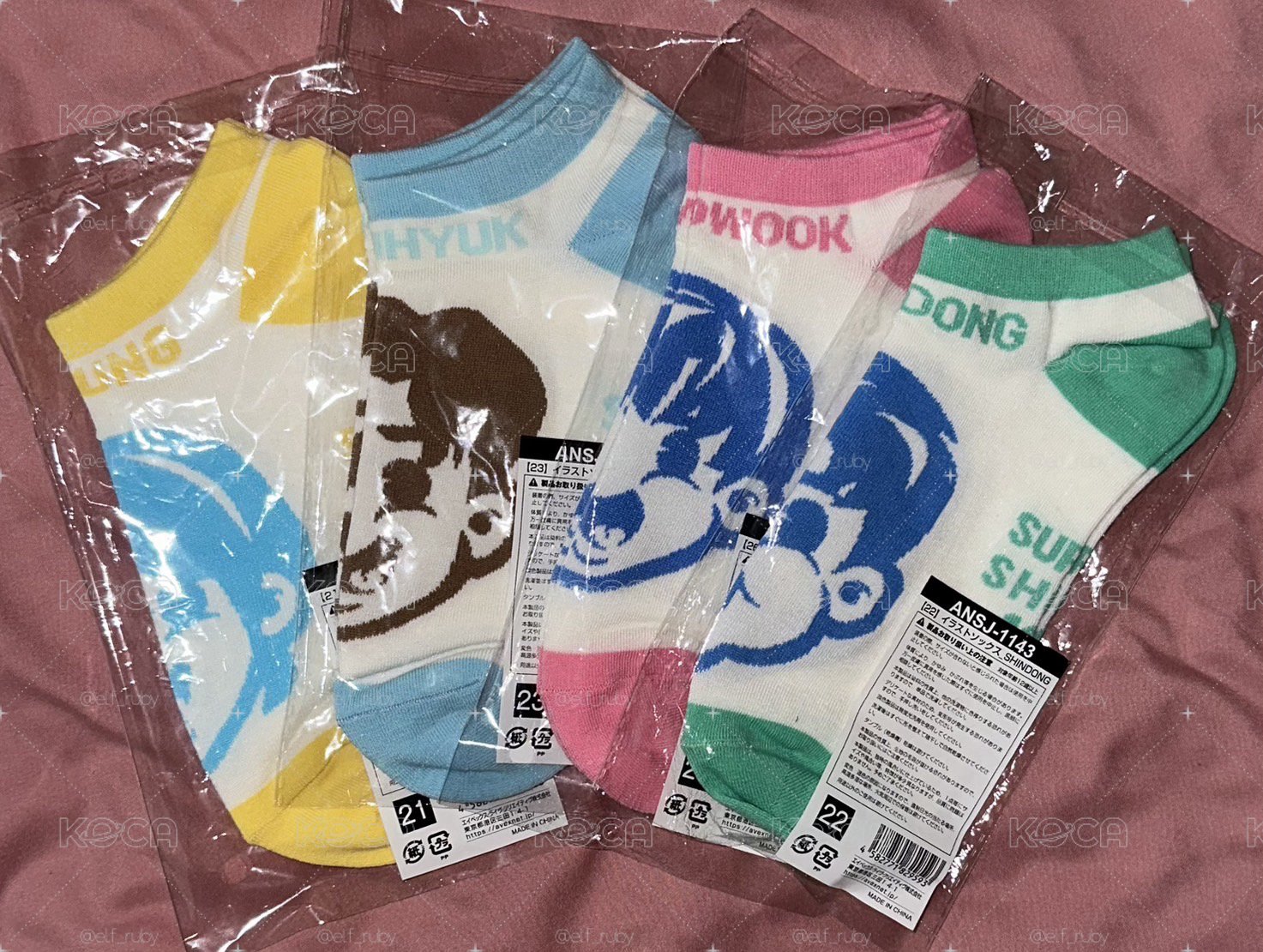 日本SS10扭蛋襪子 童赫旭