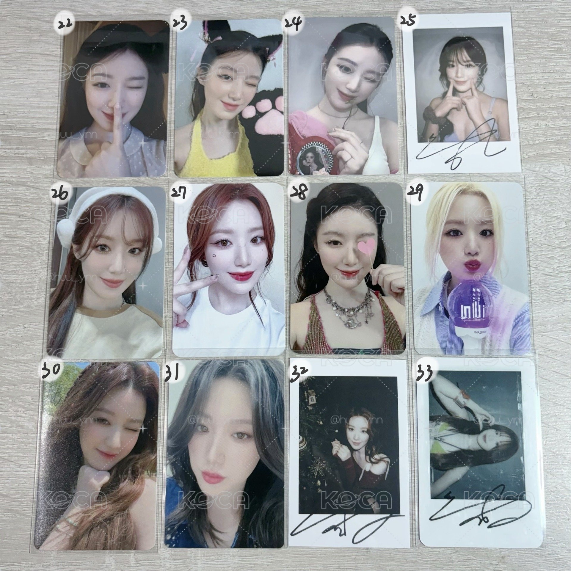 i-dle 女娃卡卡 舒華小卡