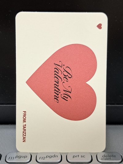 Be My Valentine 刮刮卡泰