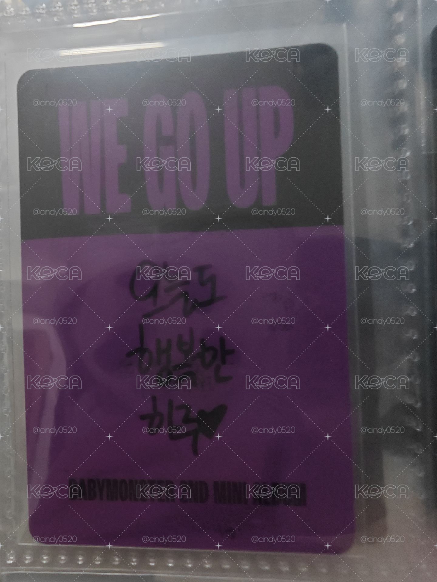 BABYMONSTER We Go UP 專卡Rora