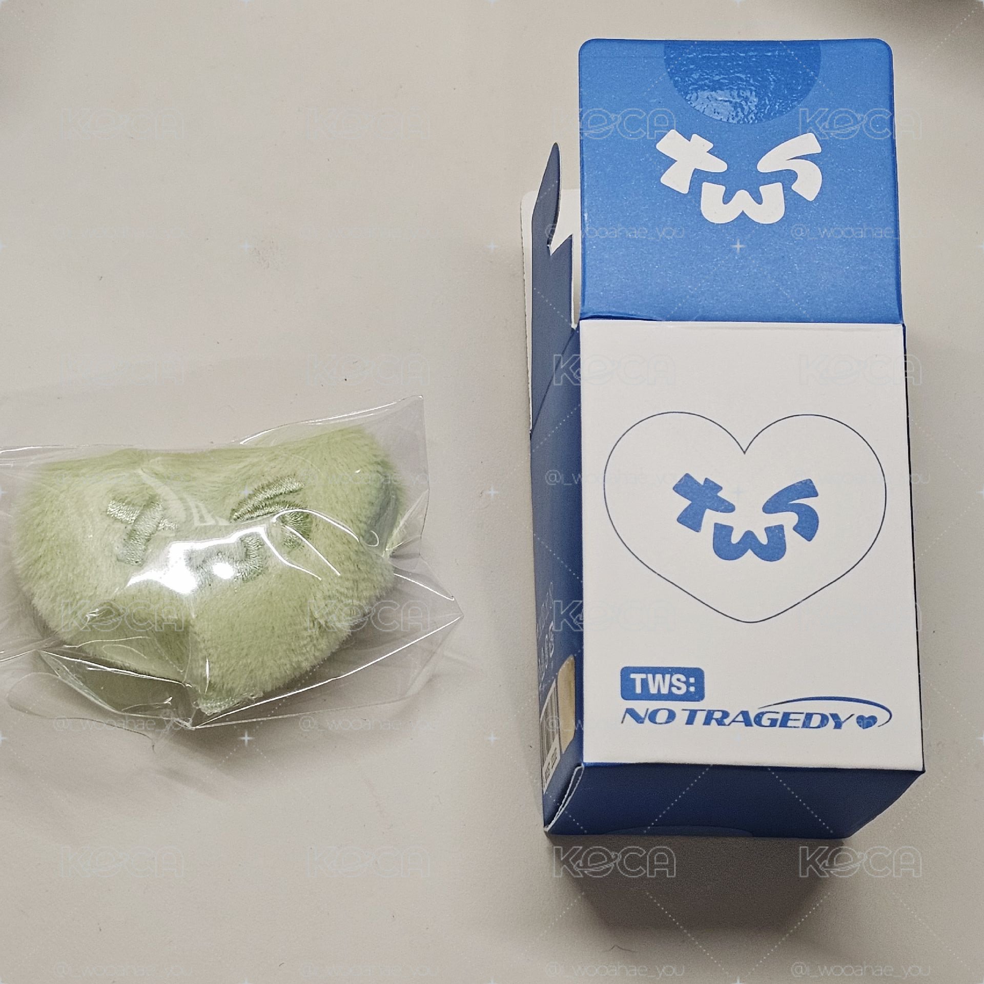 綠色愛心吊飾