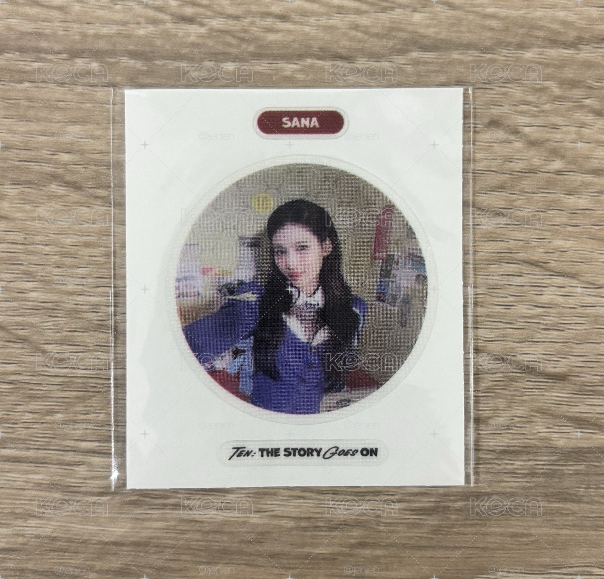 sana 十週年專 魚眼貼紙