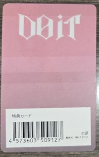 DO IT JYP JAPAN 特典卡菲