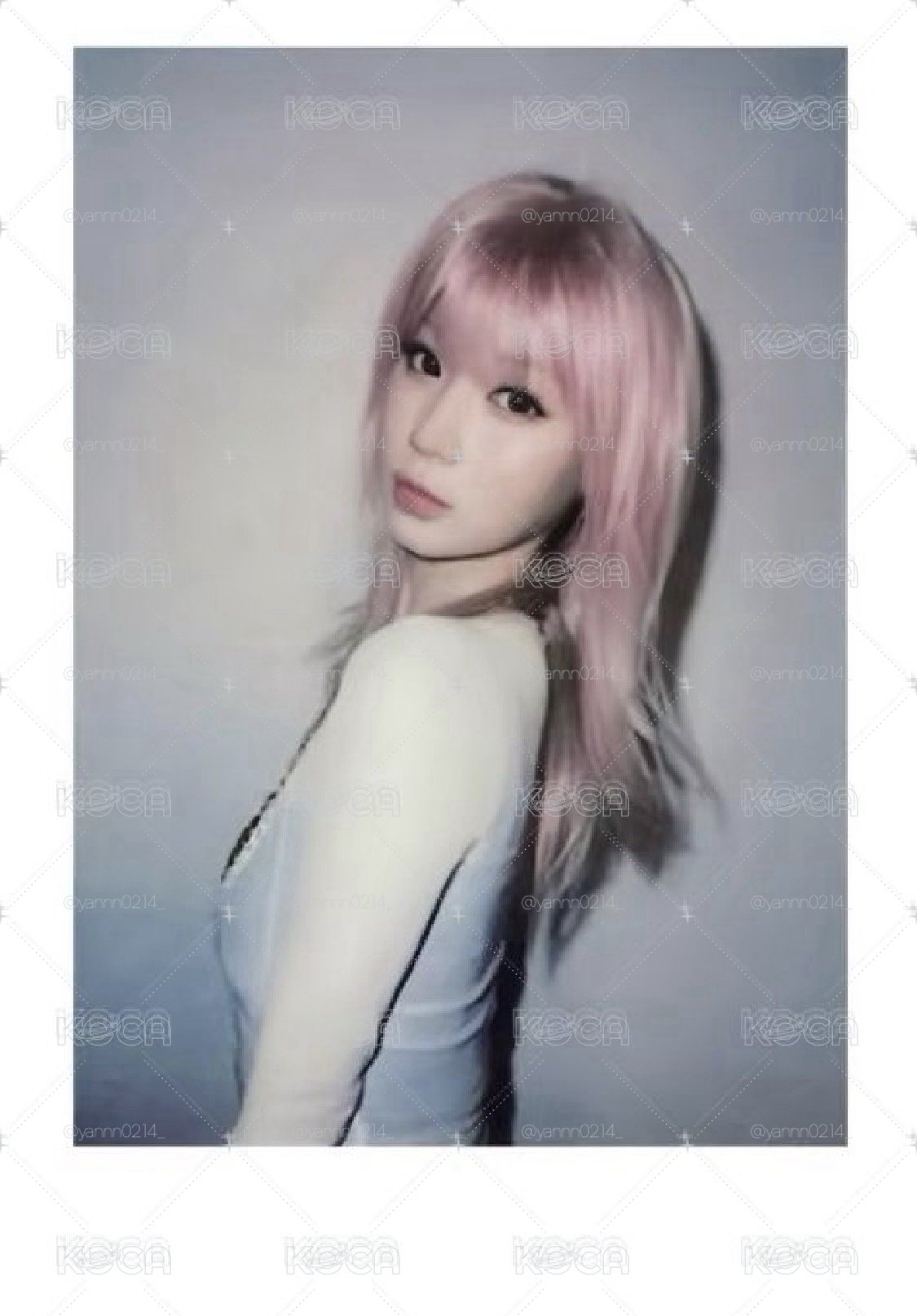 粉髮白衣 ny 簽售卡 