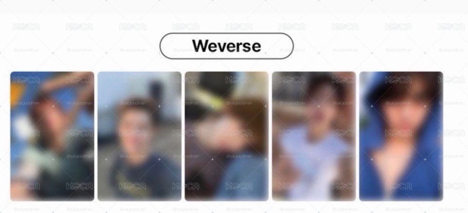 幸運卡 weverse版