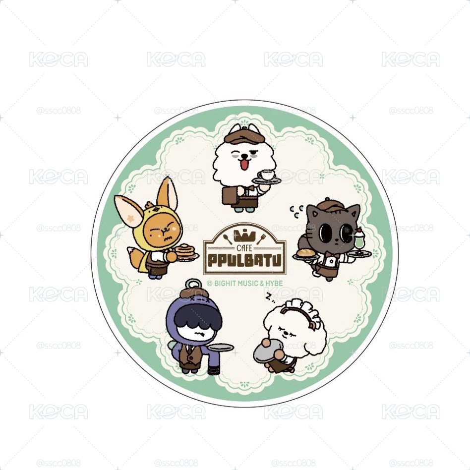 TXT 角巴兔咖啡廳 杯墊 全新現貨