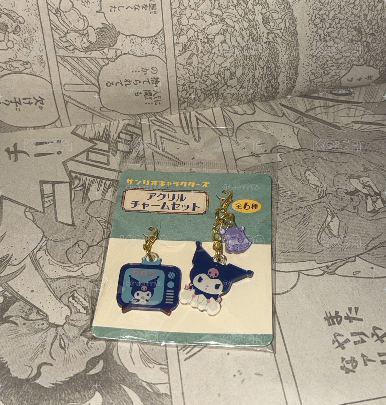 壓克力吊飾組185 酷洛米-懷舊
