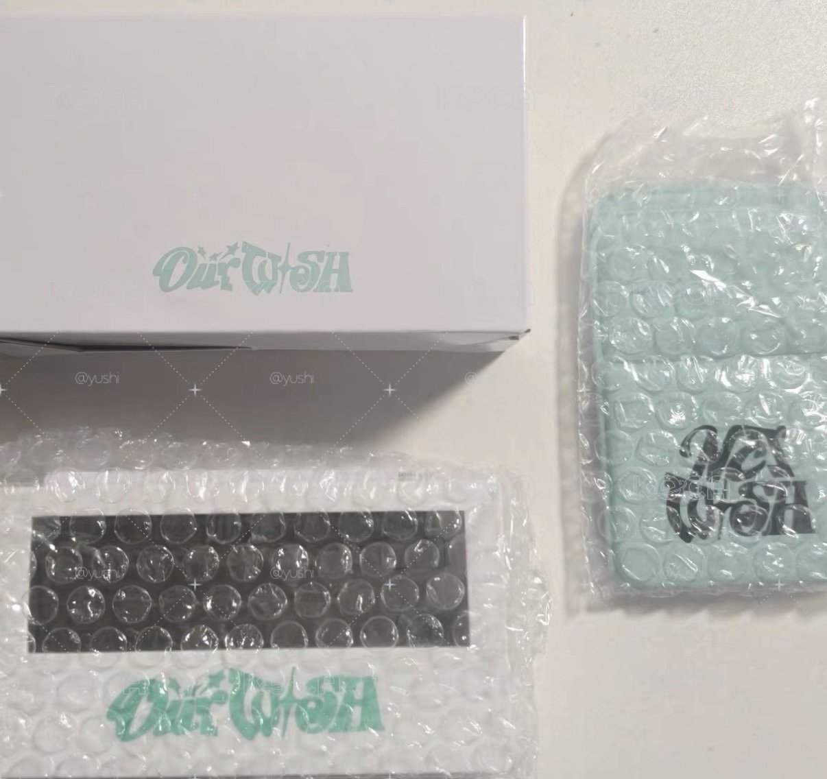 our wish 安可入場禮 set 鏡子+電子鐘