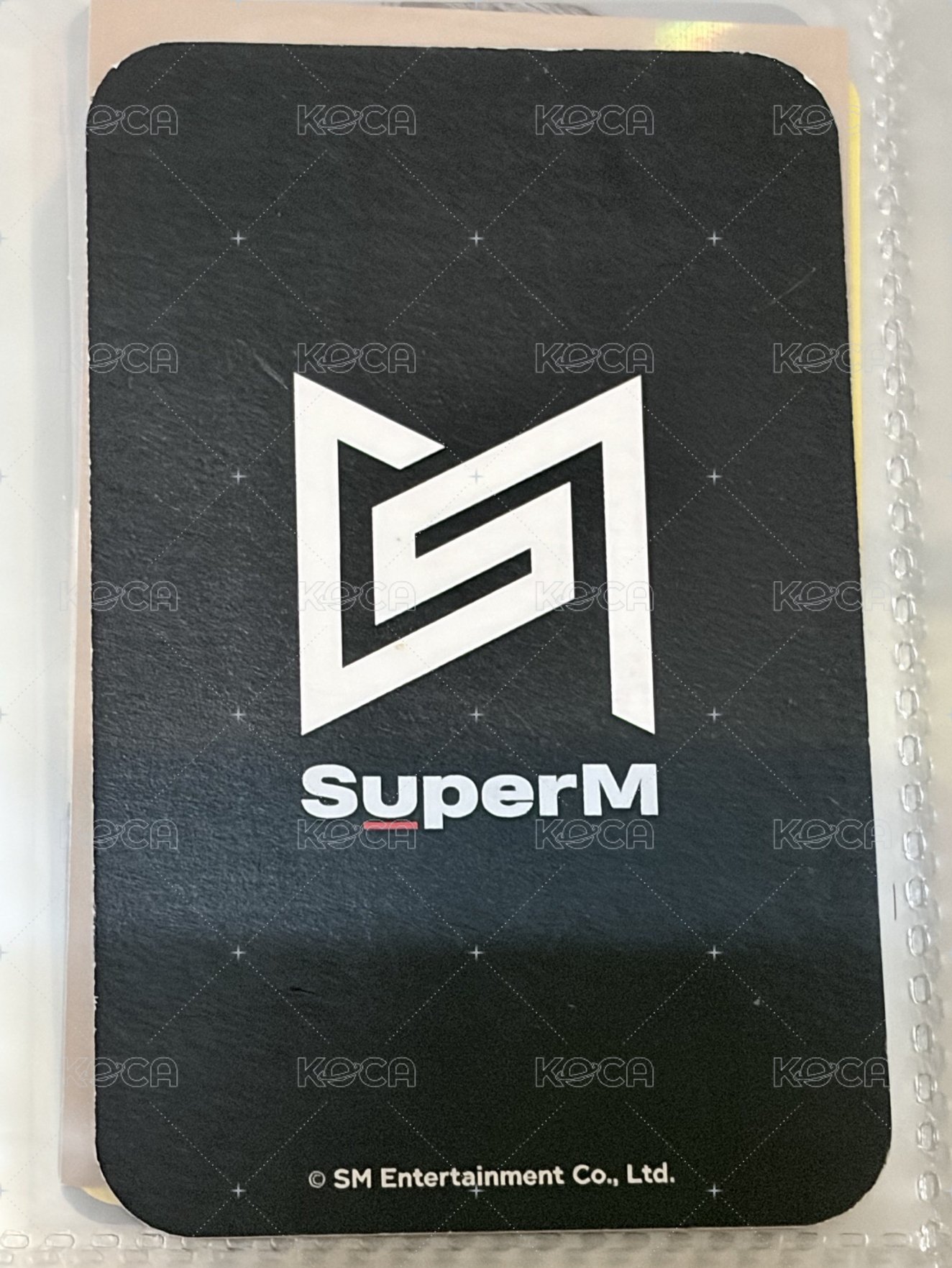 SuperM 專輯卡  背面