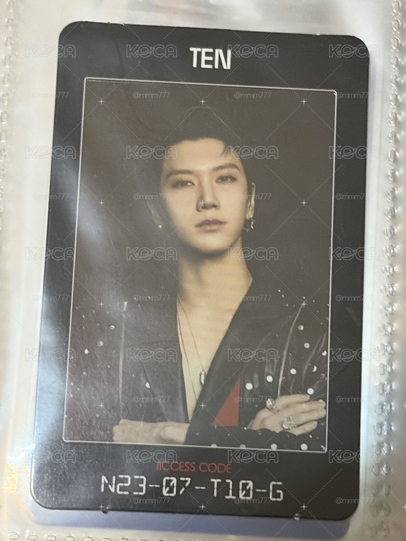 NCT 2020 TEN 年書卡