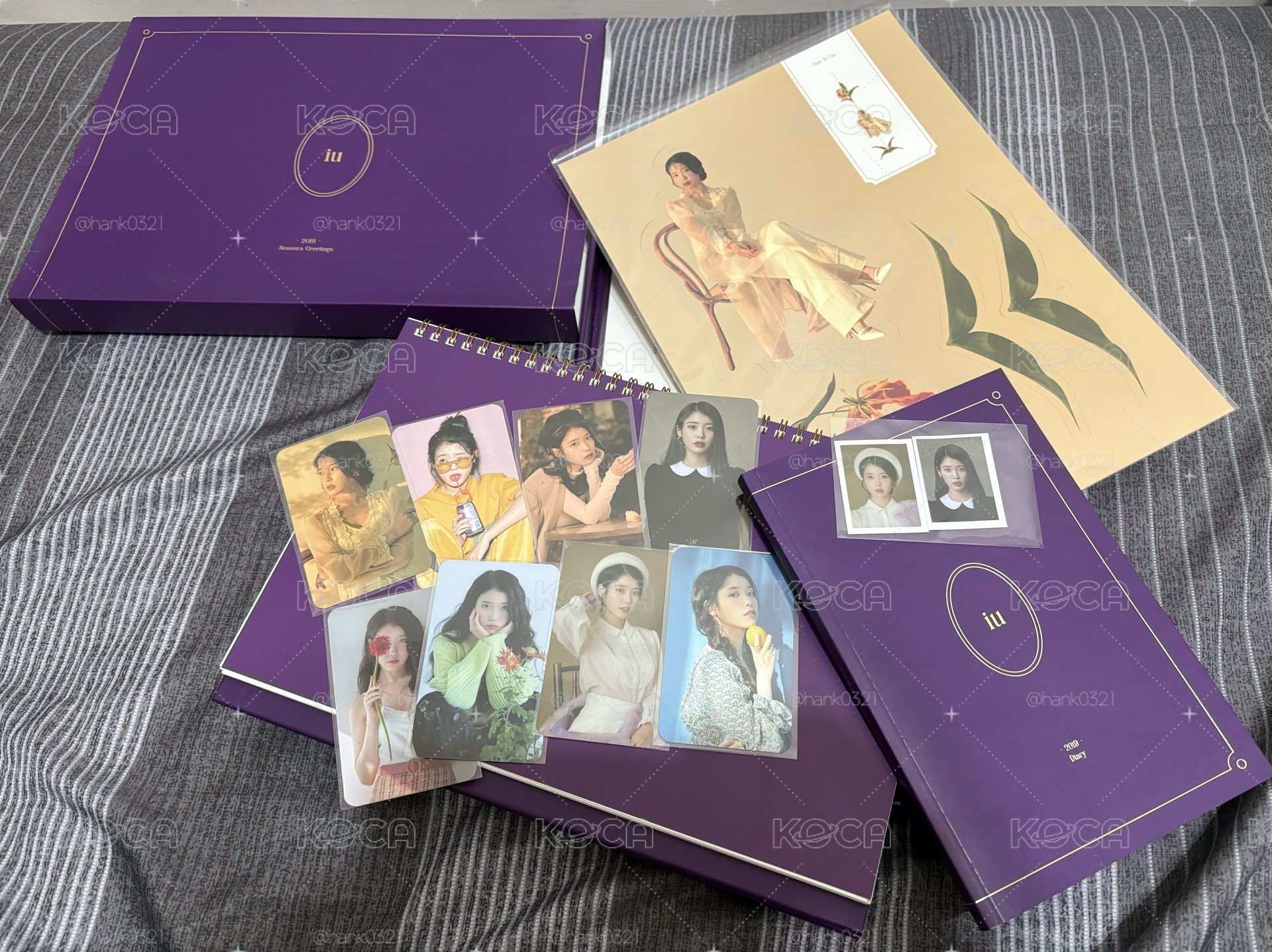 IU 2019 年曆組