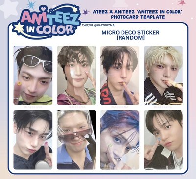 aniteez快閃店MICRO DECO STICKER小卡