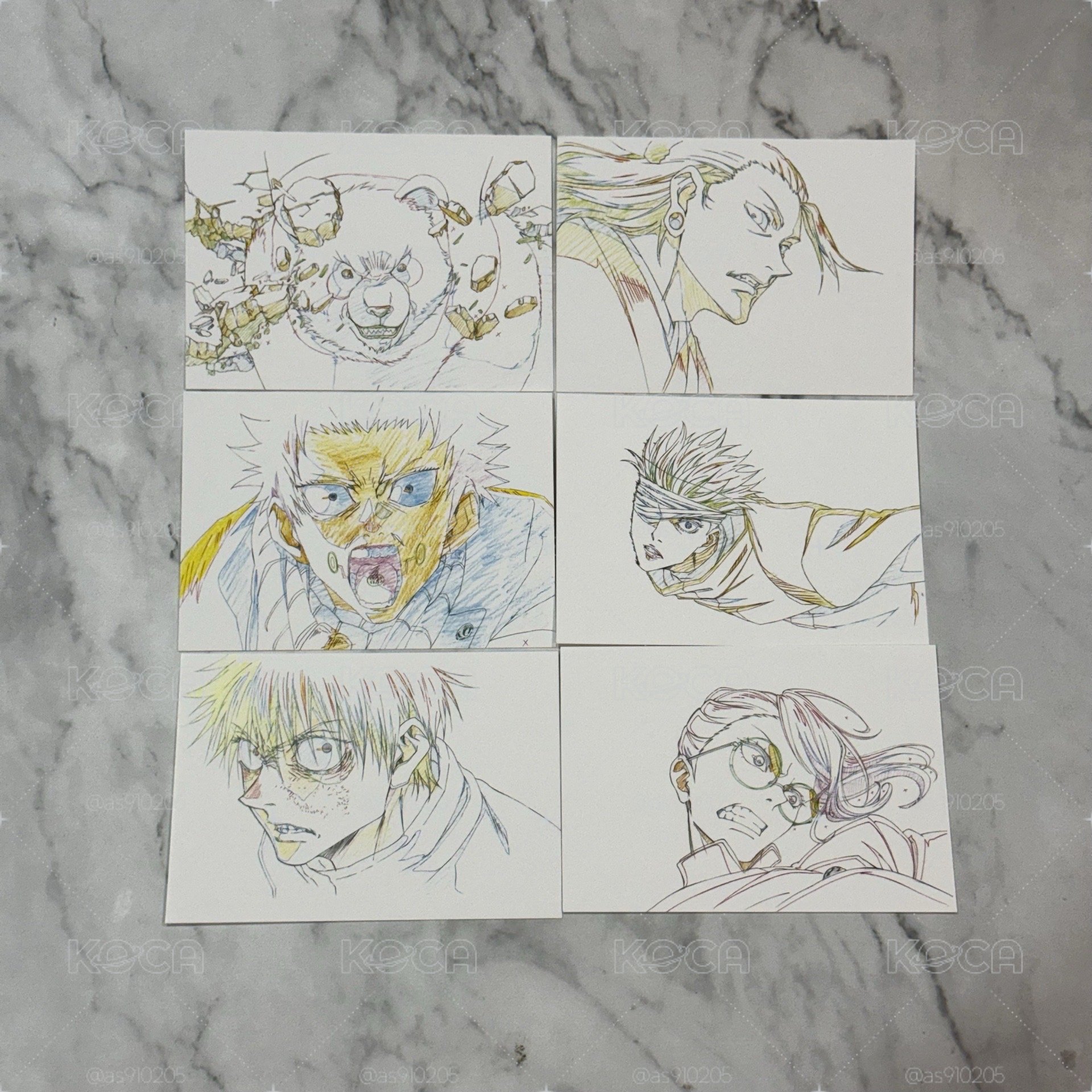🌟現貨🌟換咒術迴戰0特展明信片