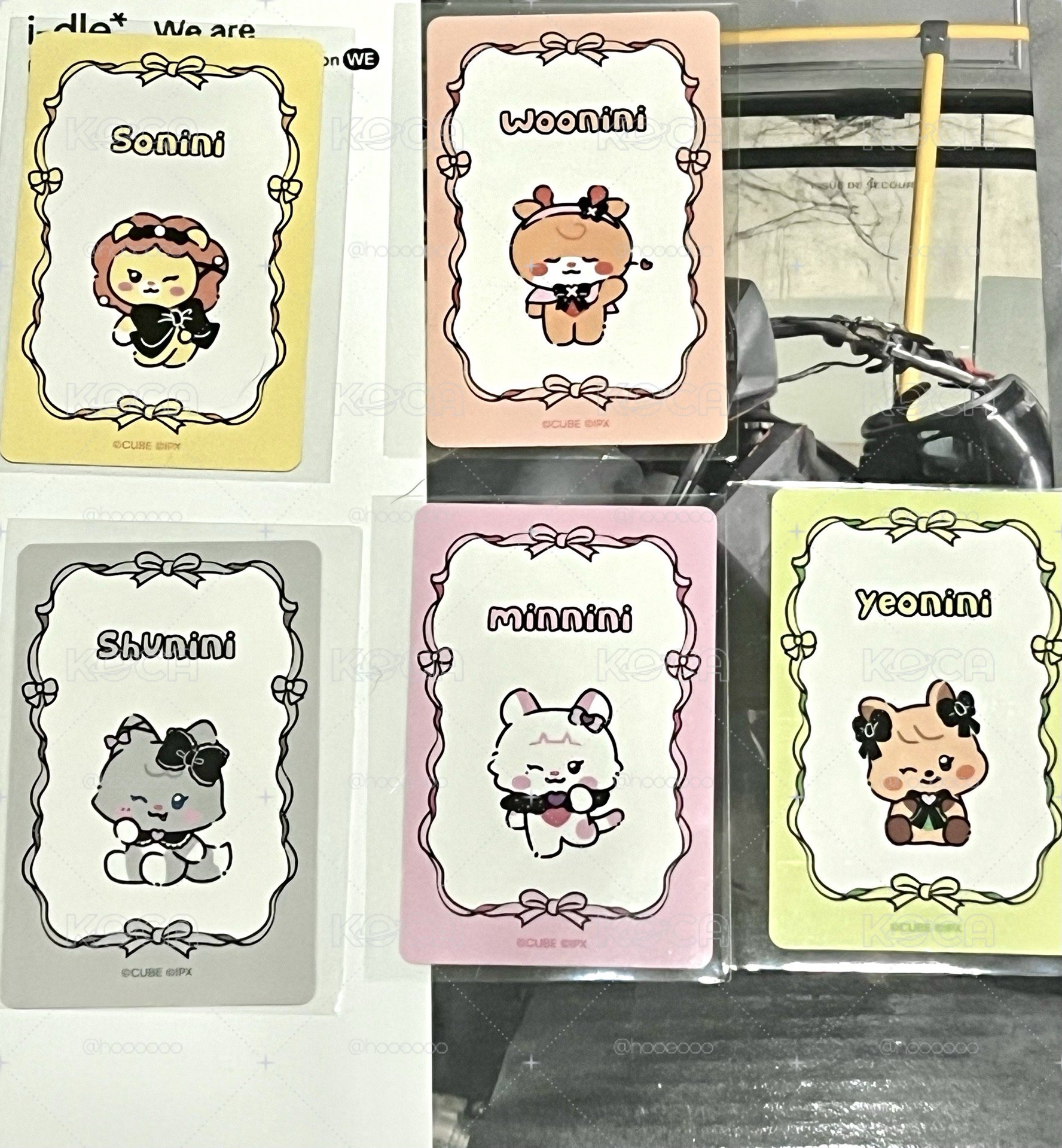 快閃店隨機卡 Minini卡背