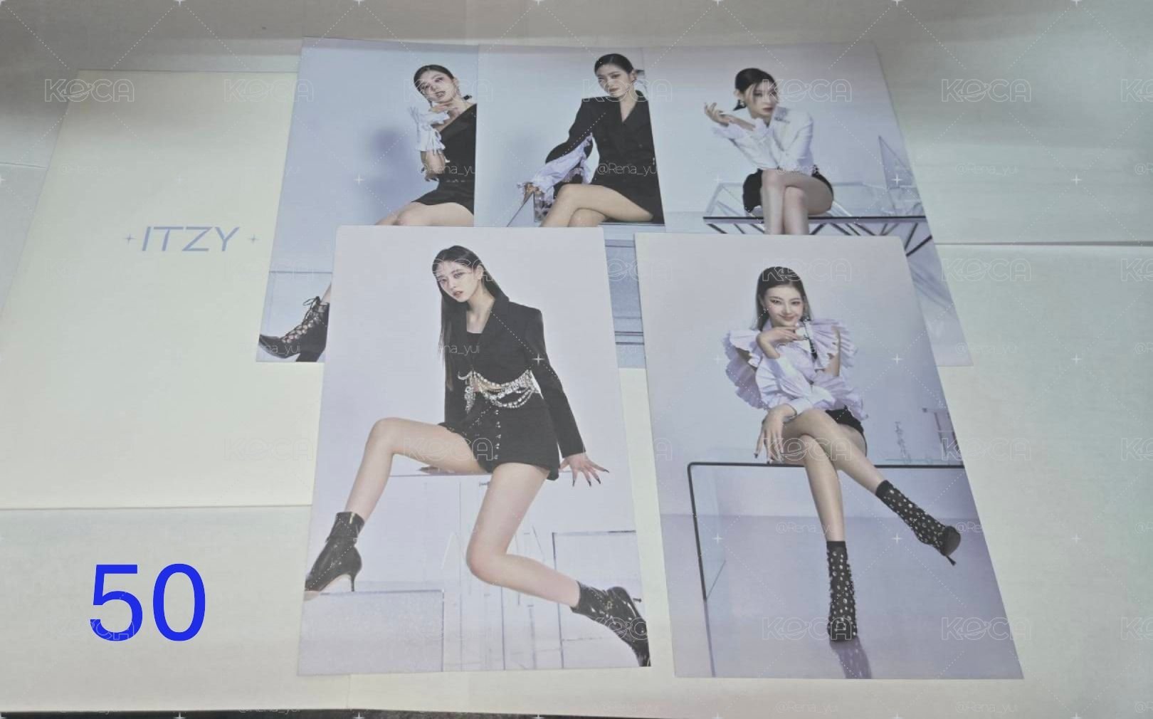 itzy checkmate 預售禮明信片