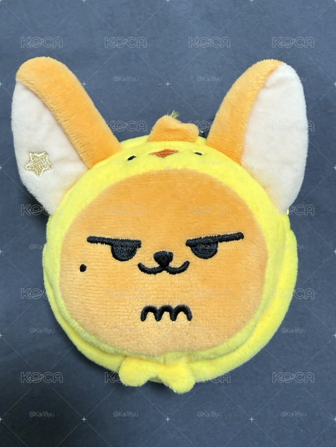 TXT 角巴兔黃春零錢包