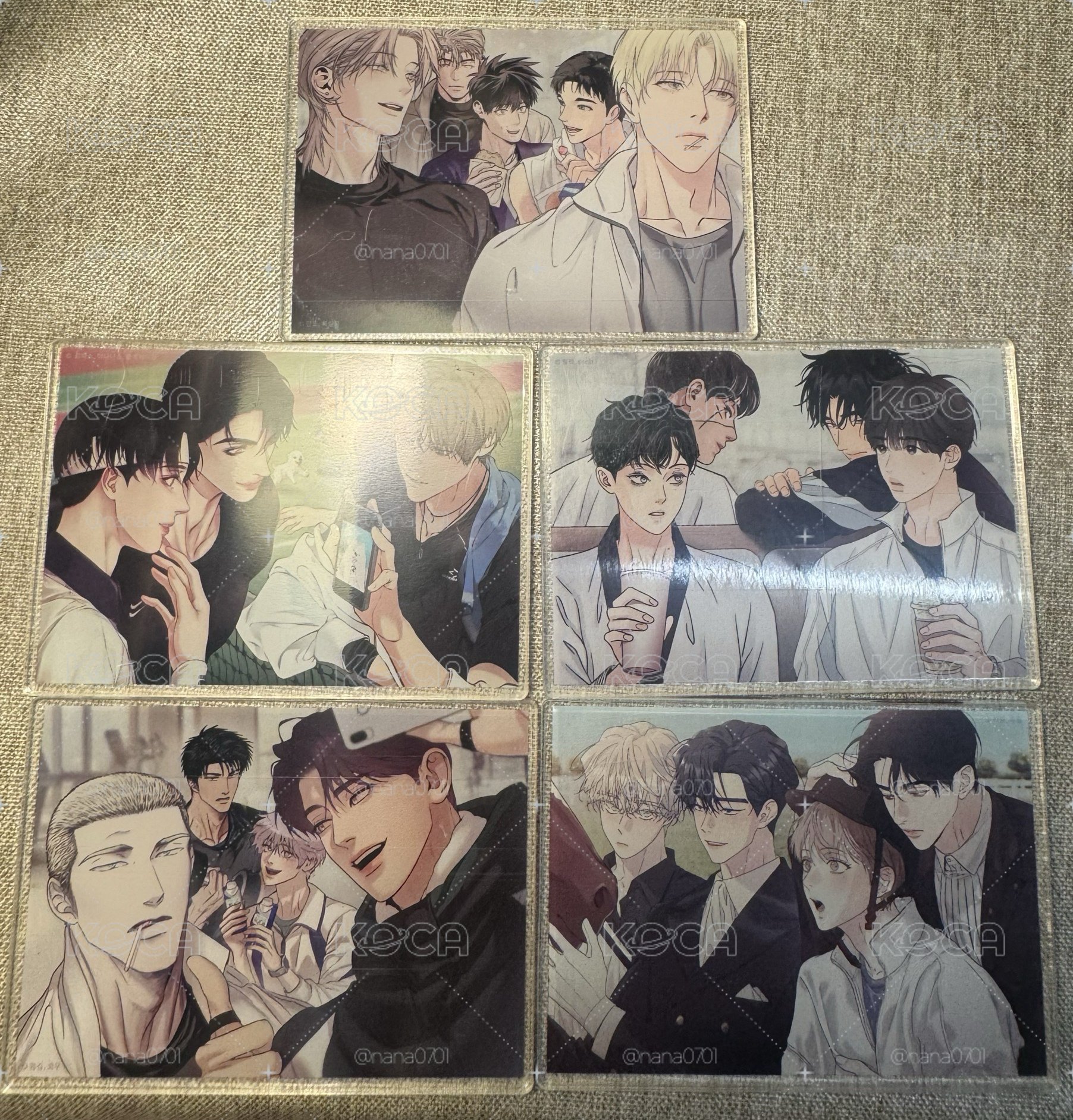 2024TEAM LEZHIN/JMEESHOP壓克力板/無根之樹/愛慾/香味的界線/黑與花/珍珠少年/鬼夜曲