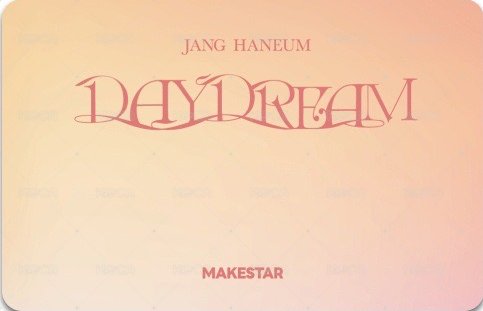 DAYDREAM ms 上海線下 2.0 簽售卡 寵物攝像頭 ver. 背面