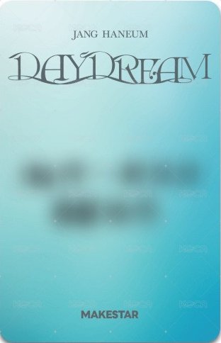 DAYDREAM ms 上海線下 2.0 簽售卡 貼紙 ver. 背面