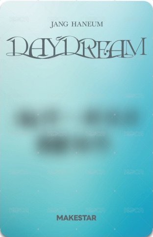 DAYDREAM ms 上海線下 2.0 簽售卡 貼紙 ver. 背面