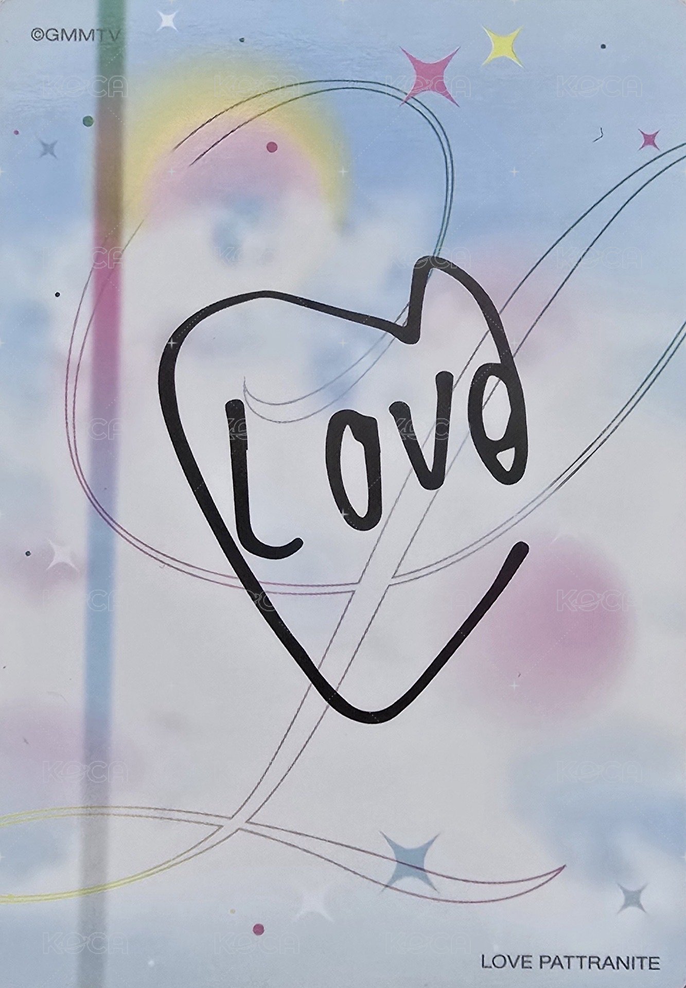 Y BOOK FAIR 8 LOVE 抽選卡  背面