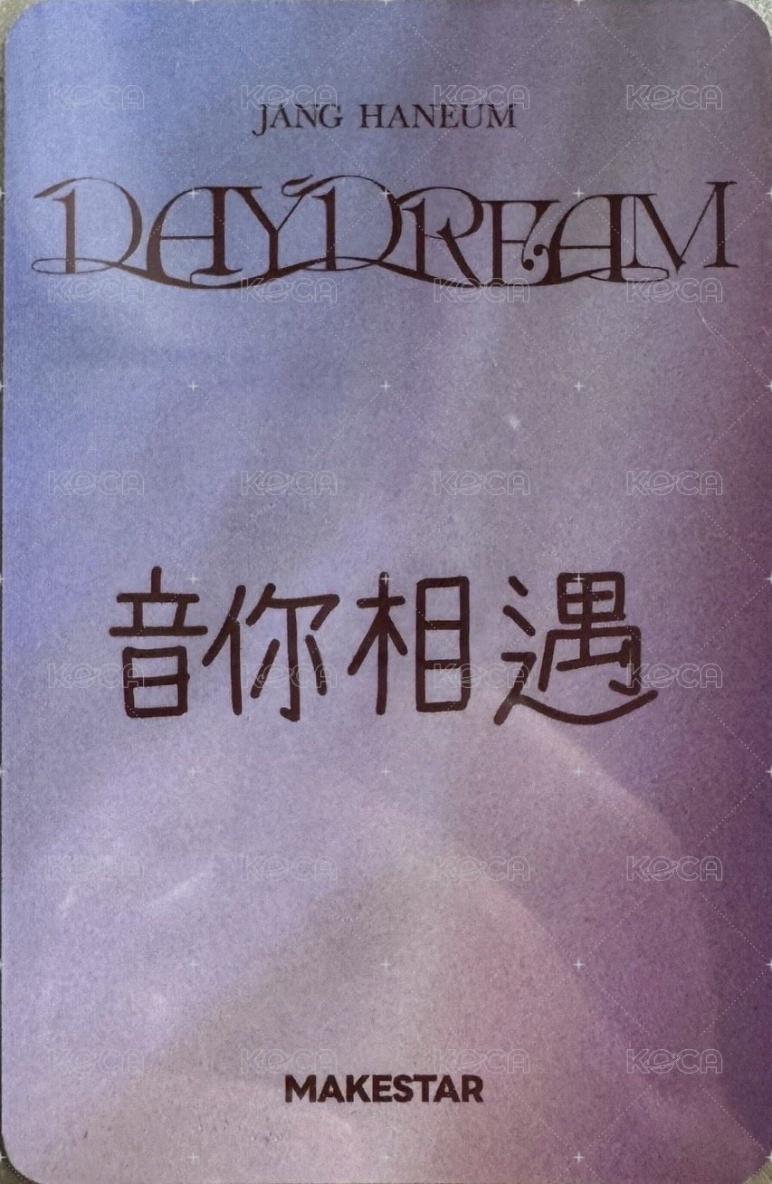 DAYDREAM ms 上海線下 2.0 入場卡 / 場限卡  背面
