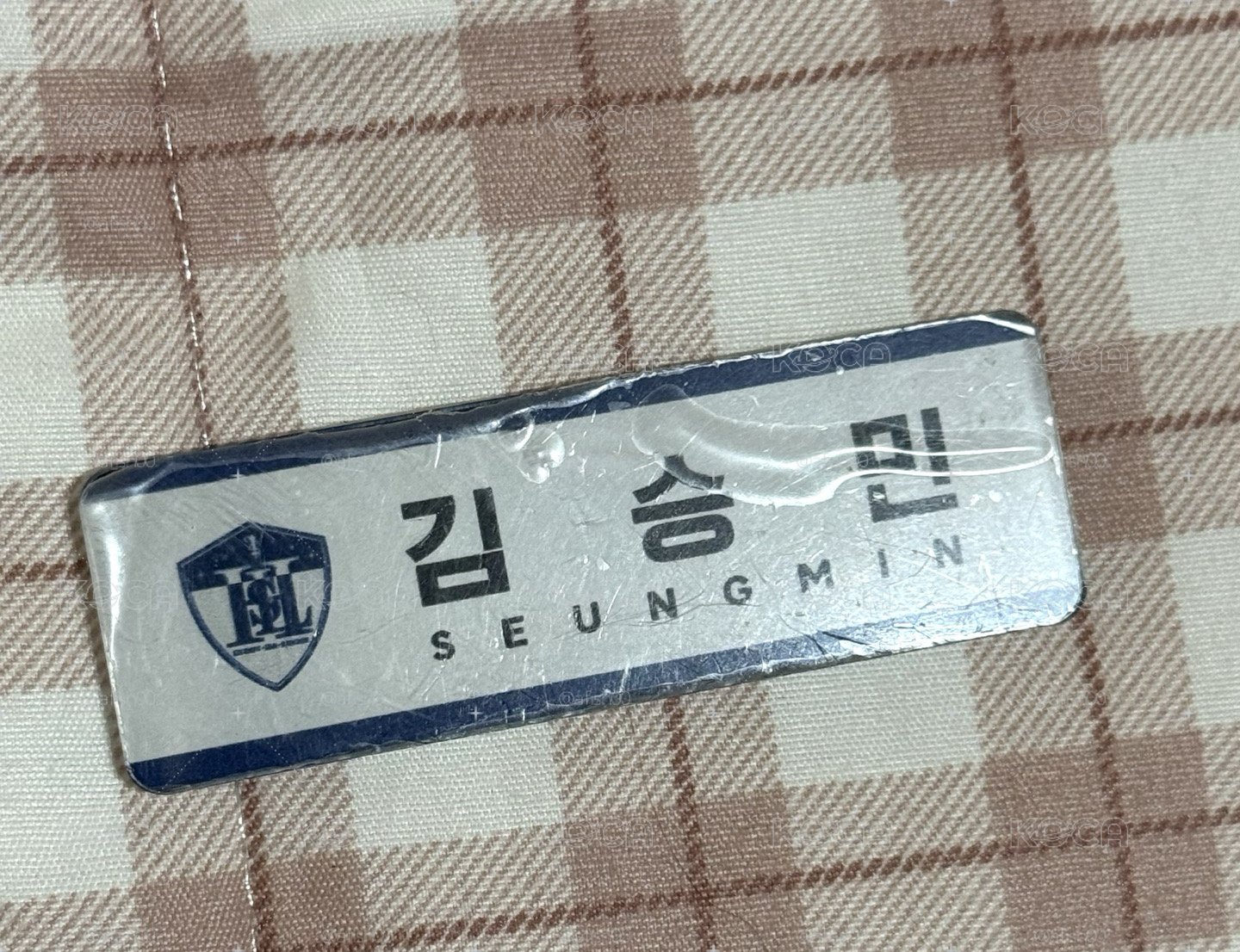 釜山快閃姓名徽章 玟
