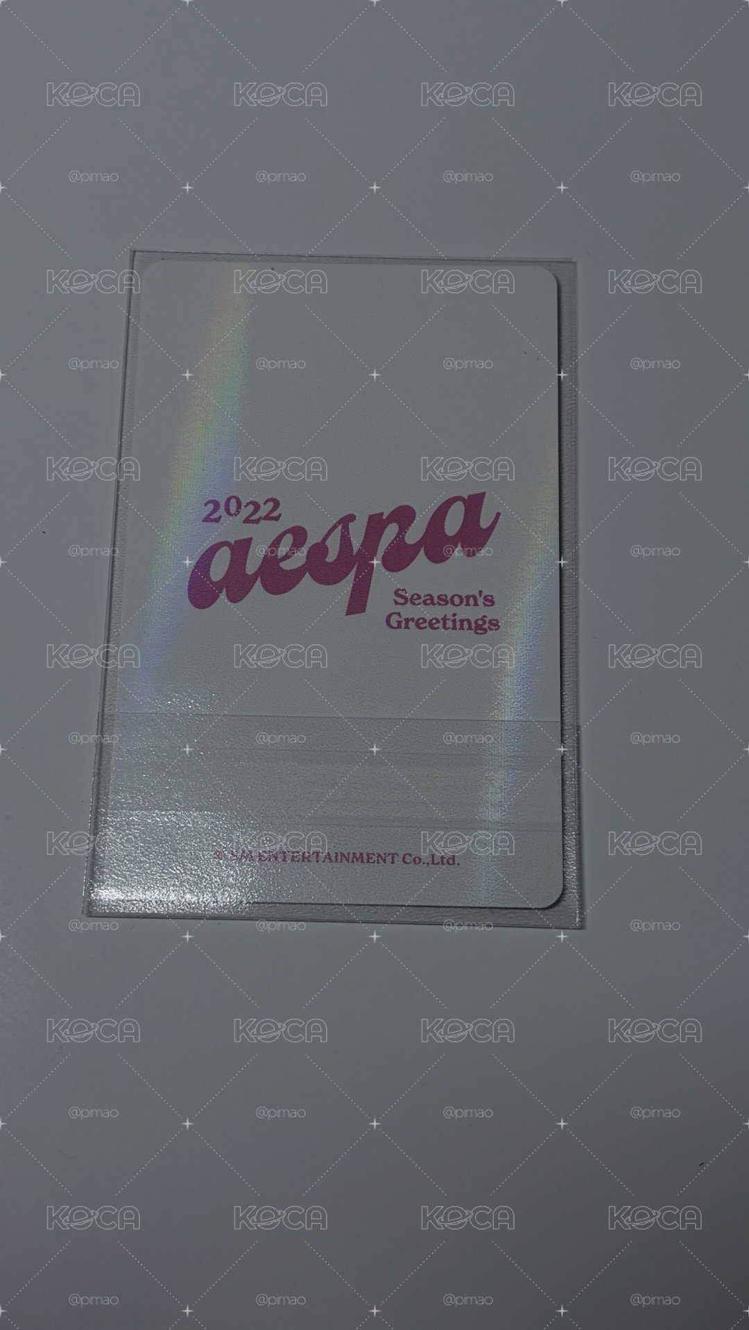 aespa GISELLE 2022年曆卡 年曆吉