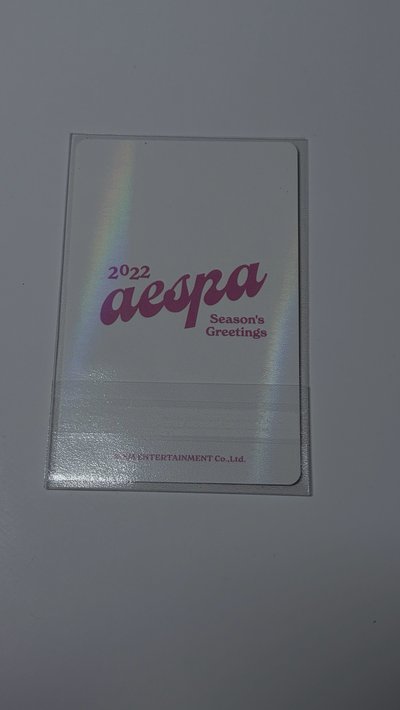 aespa GISELLE 2022年曆卡 年曆吉
