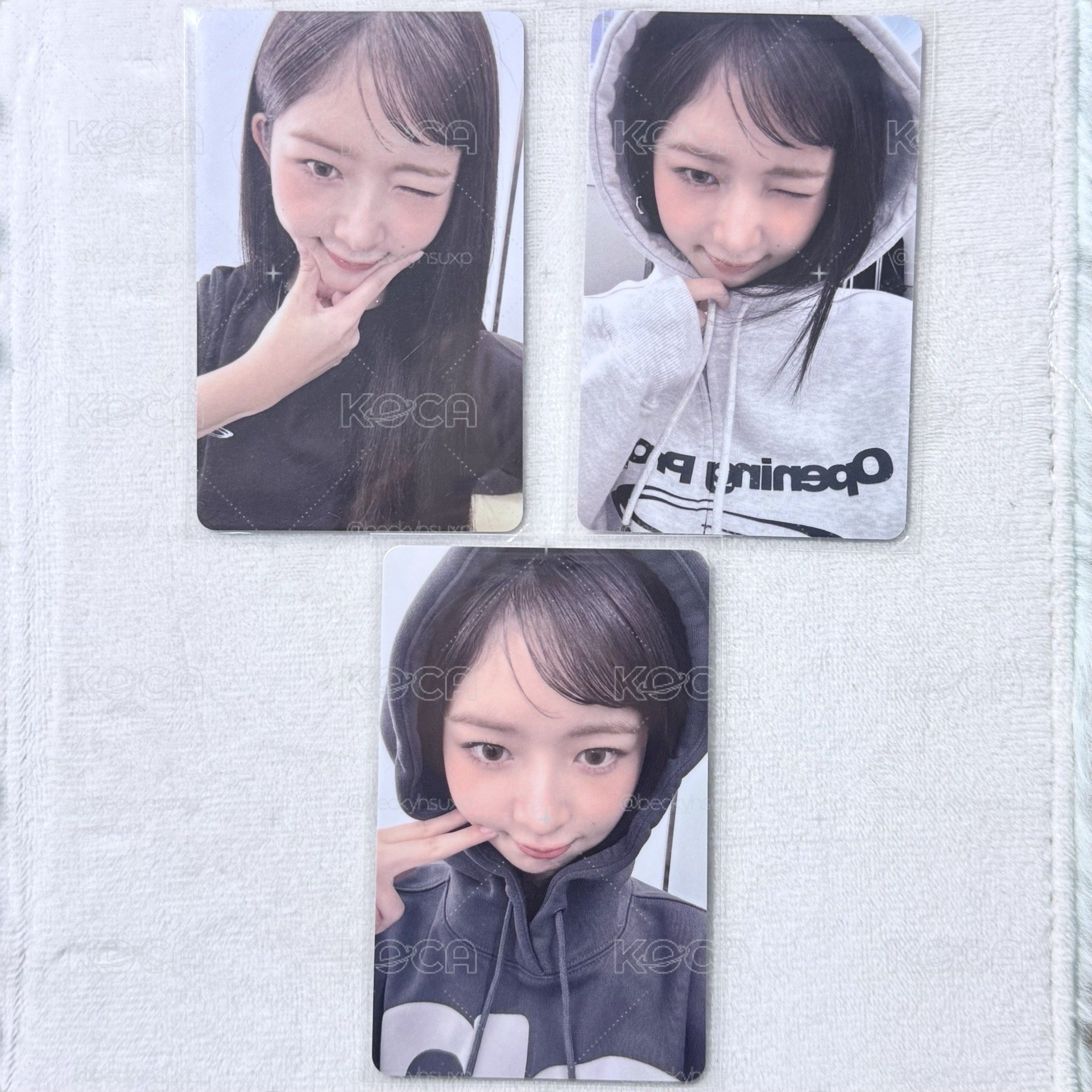 Opening Project 代言卡 三張