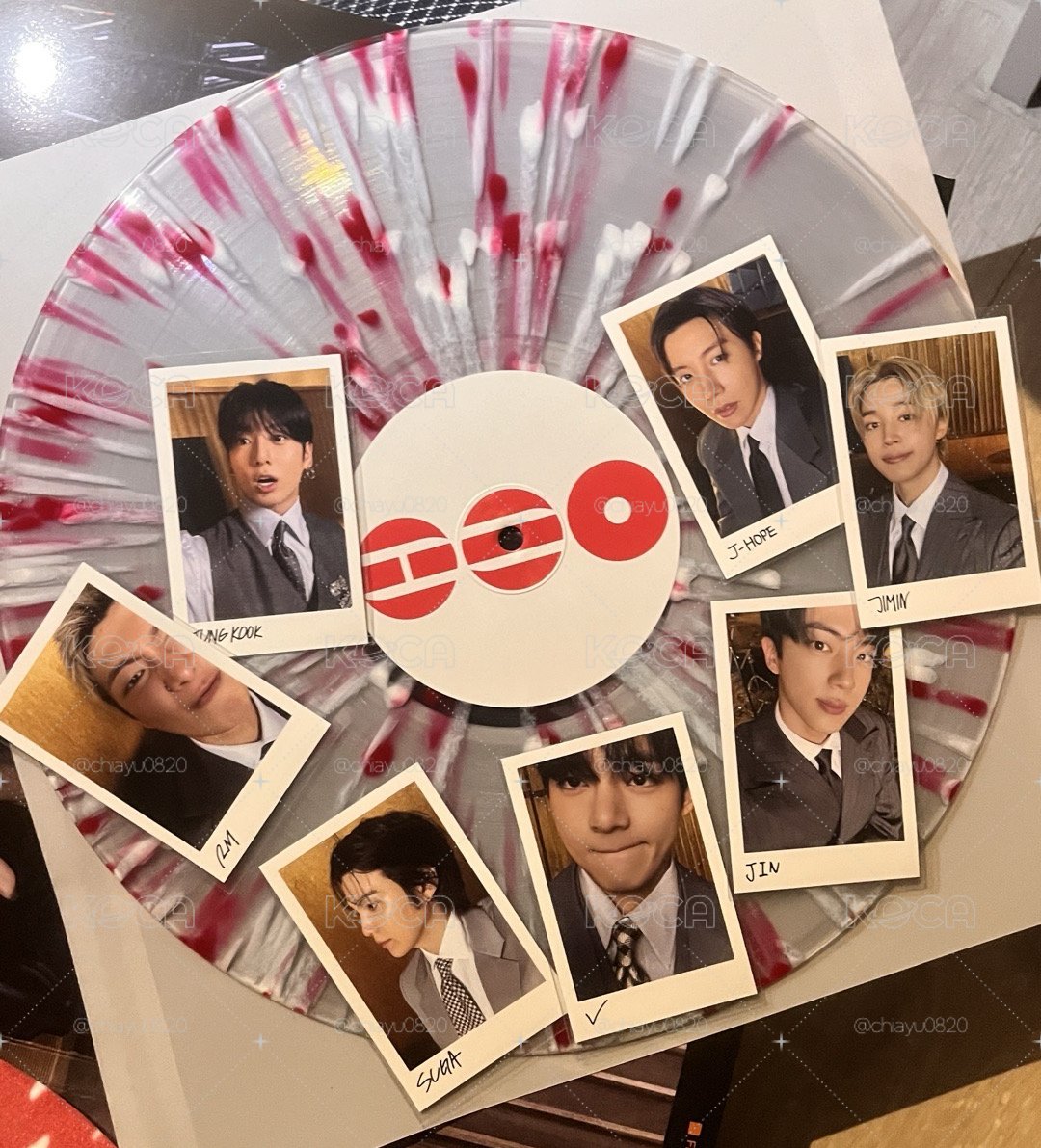 BTS Arirang 豪華版黑膠小卡 1套7張