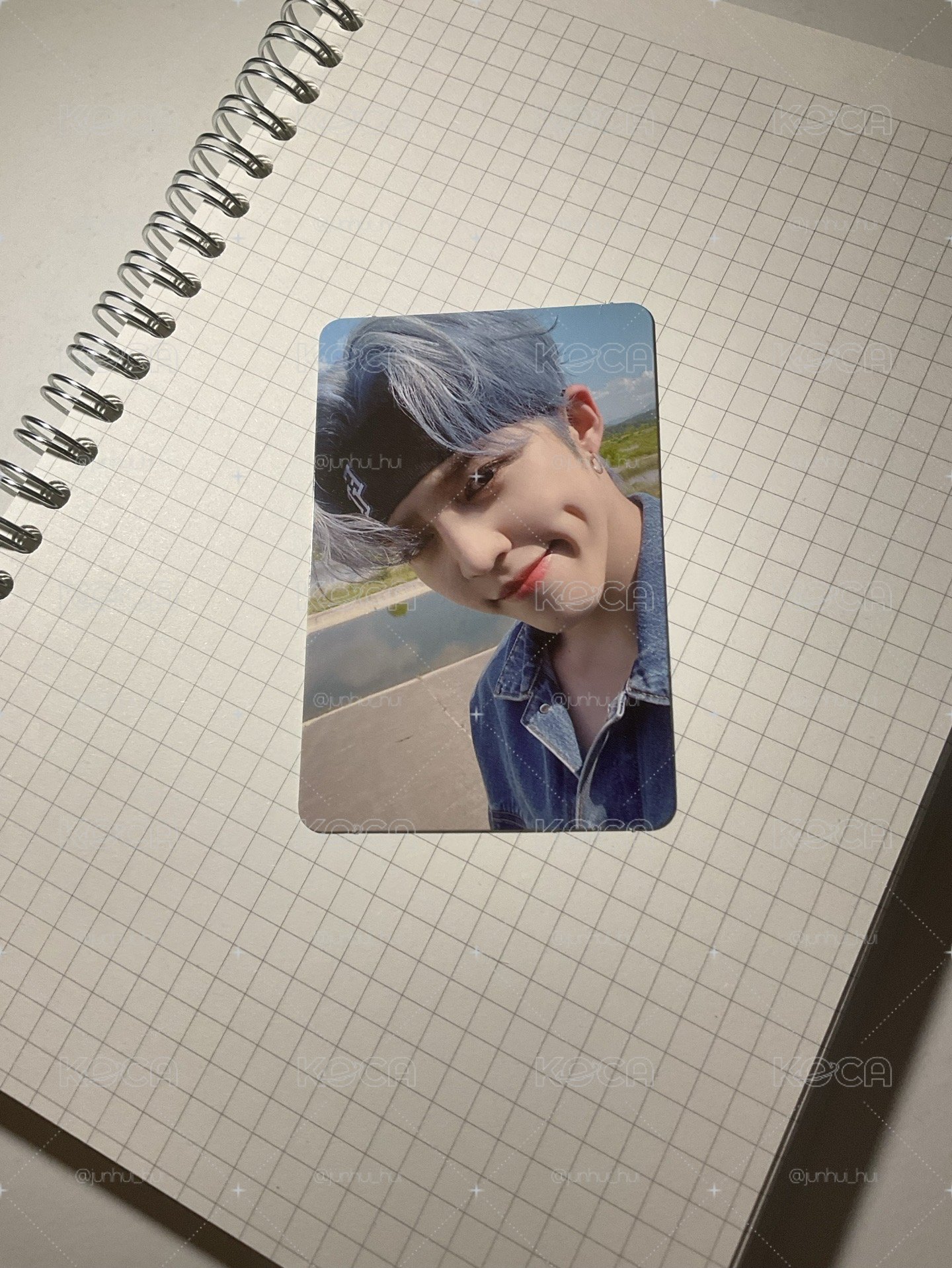 seventeen 哲/喆 藍髮帶特典