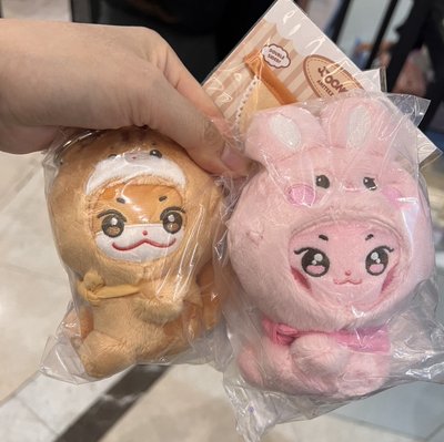 COLOR頭套吊飾娃 中星潤傘