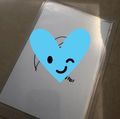  Bae 親簽明信片