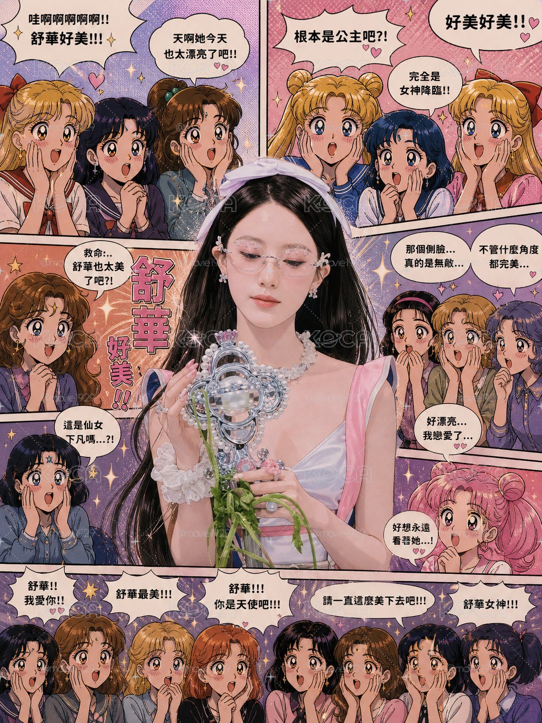 💜美少女💜idle舒華  泡泡摩奇2.0 簽售卡