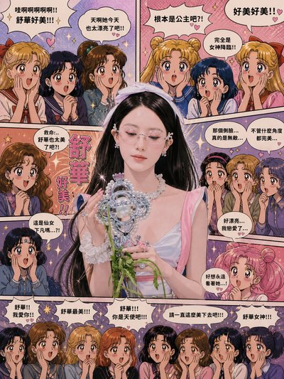 💜美少女💜idle舒華  泡泡摩奇2.0 簽售卡
