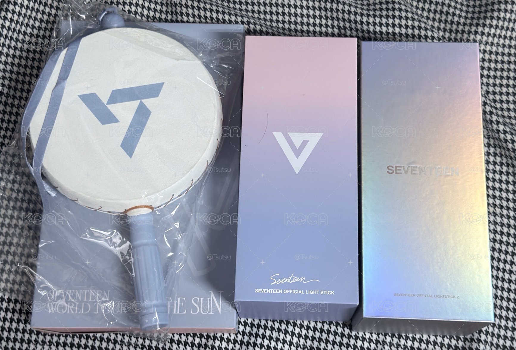 （現貨 三樣不拆出（含DK手燈吊飾 ） 可當日寄出）seventeen 一代 二代克拉棒 小鼓 手燈 應援棒