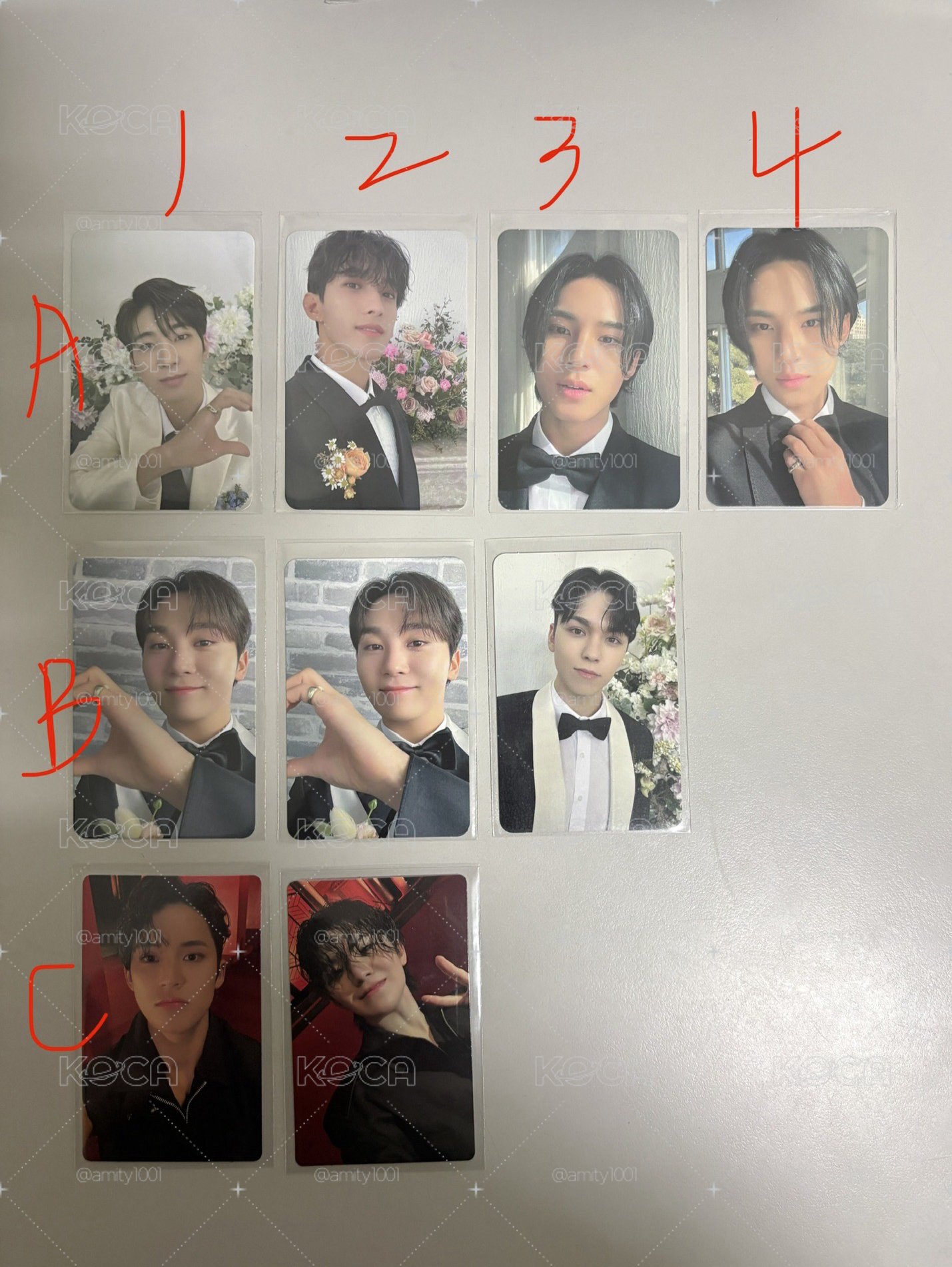SEVENTEEN FML MINI 10 專輯卡 CARAT ver./wvs 特典卡（含透卡）