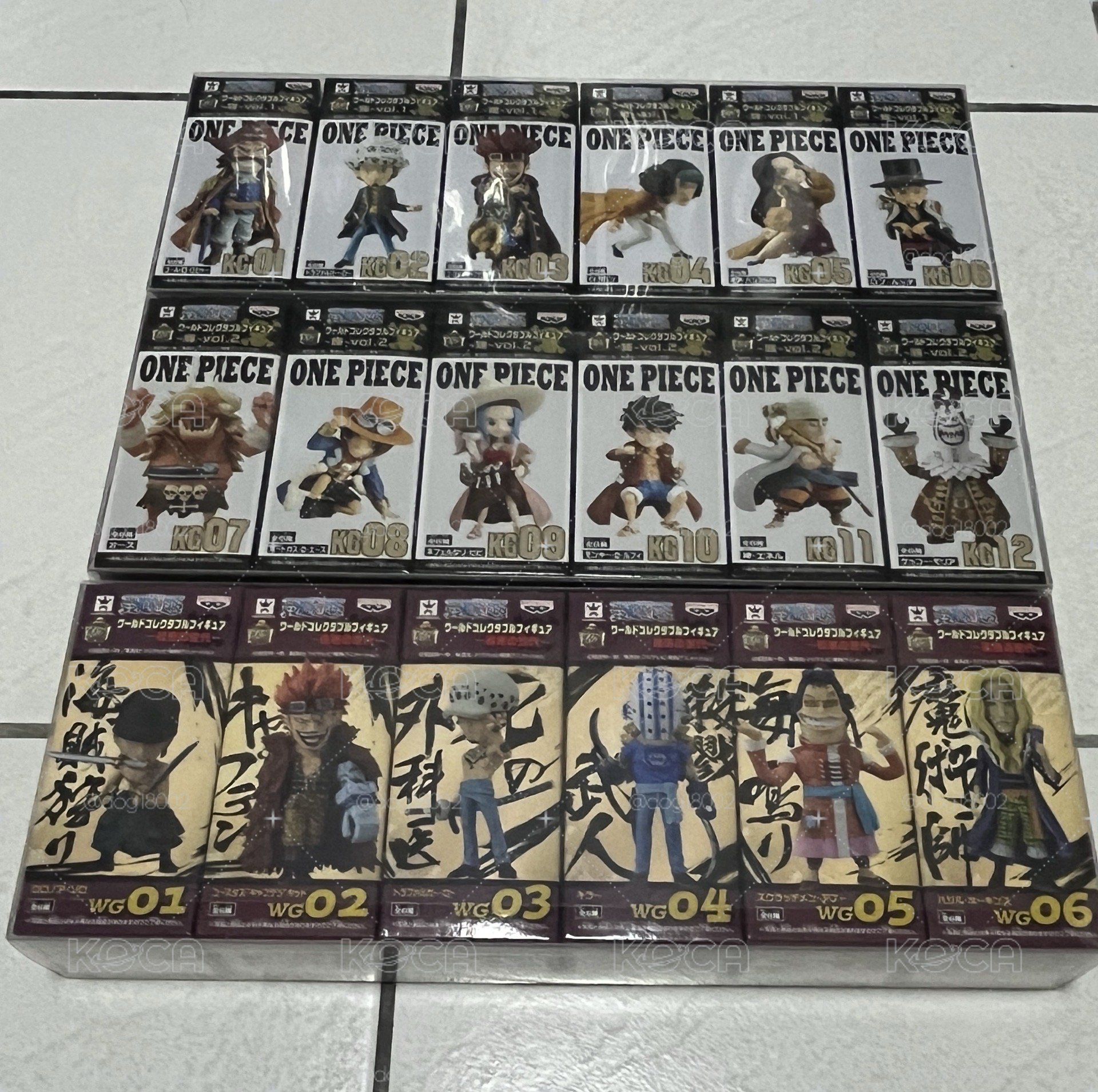 ONE PIECE 航海王 WCF公仔 
