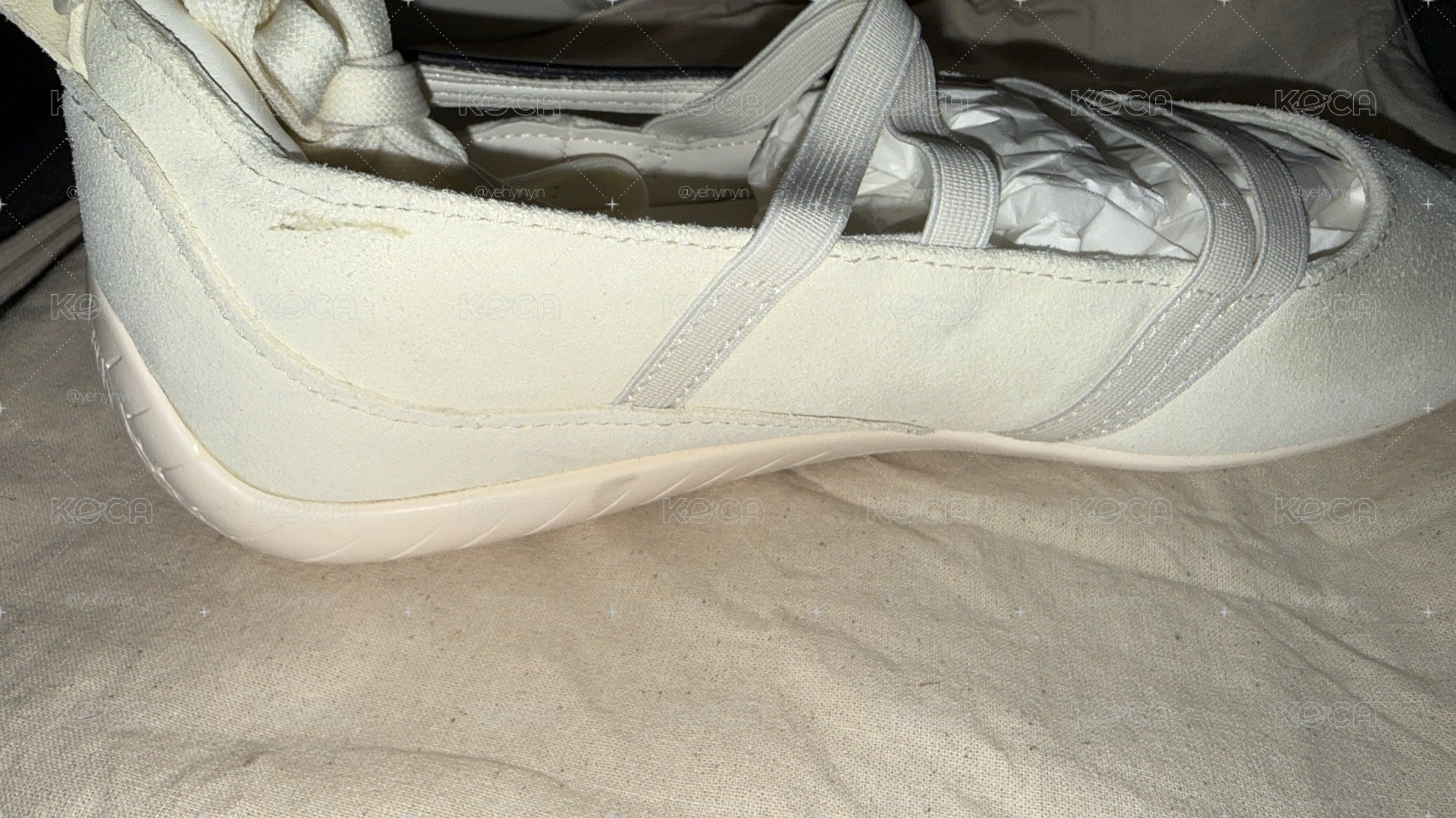 ROSÉ X PUMA SPEEDCAT BALLET 奶油黑 芭蕾舞鞋 24.5