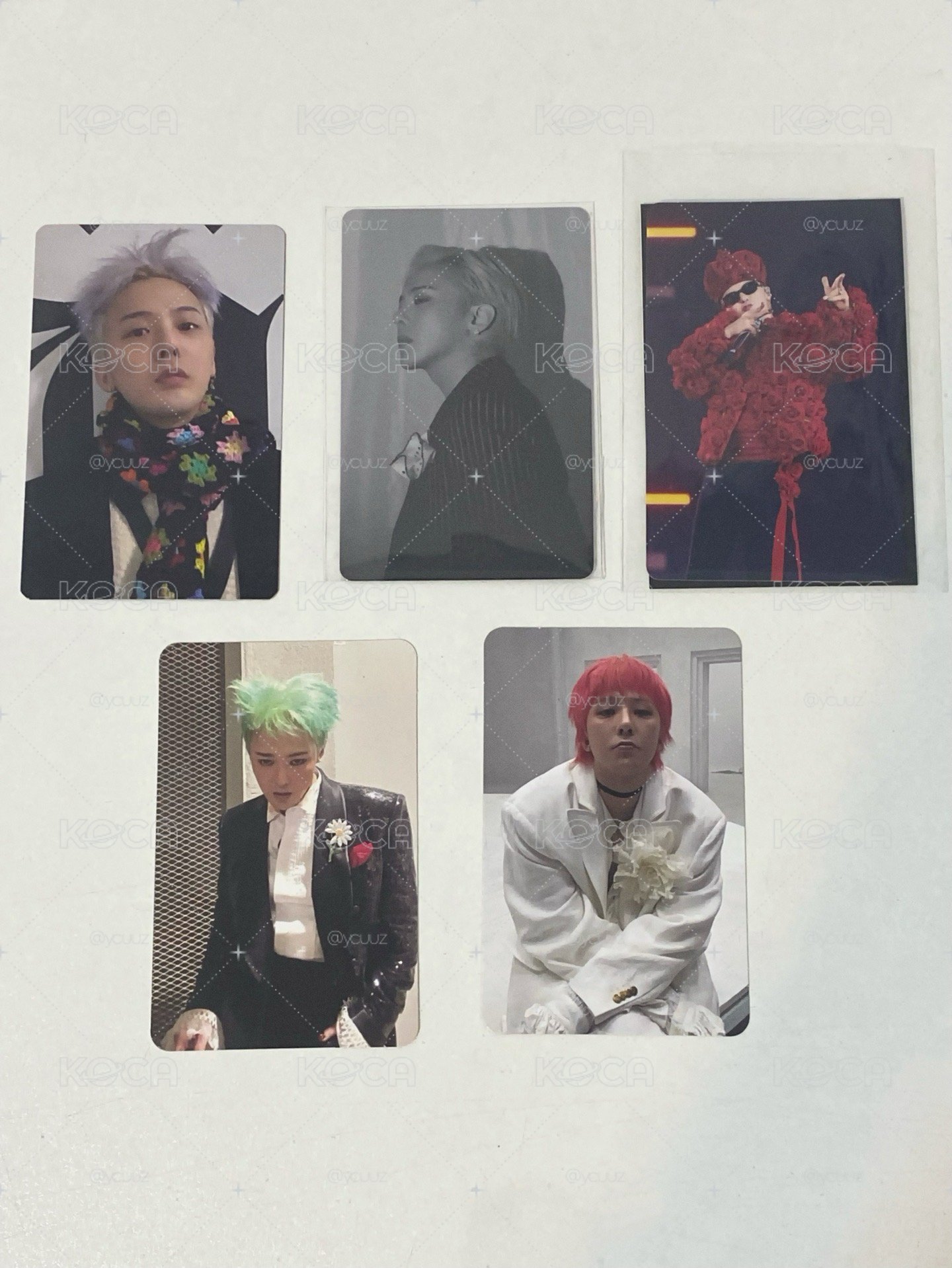G-DRAGON 空專 小卡