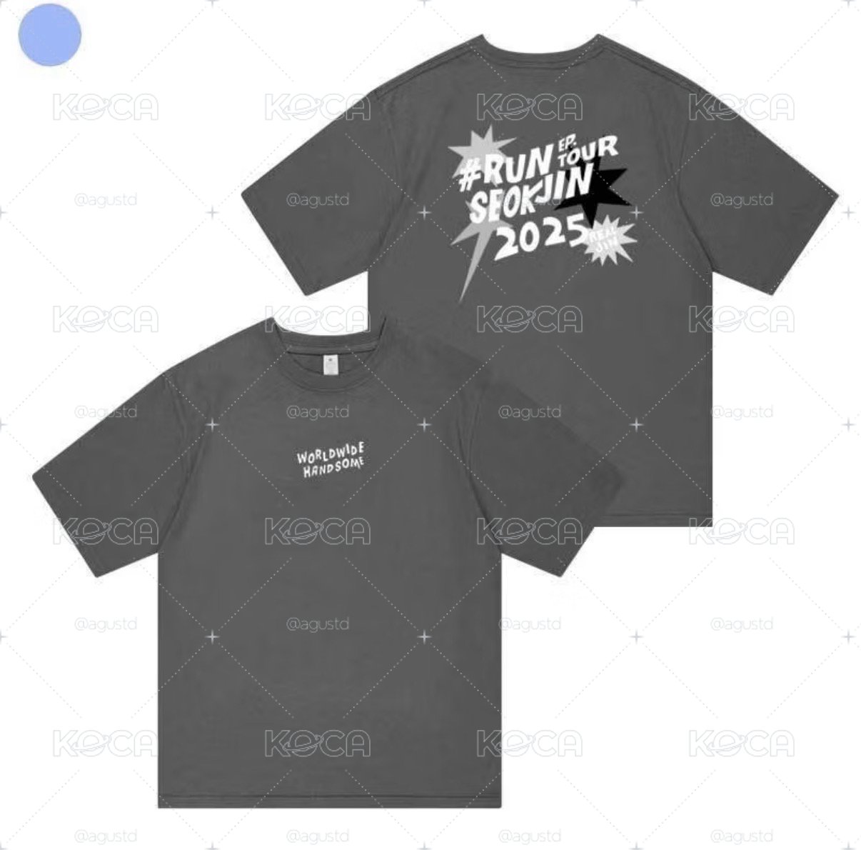 Run Jin Tour 灰T M碼