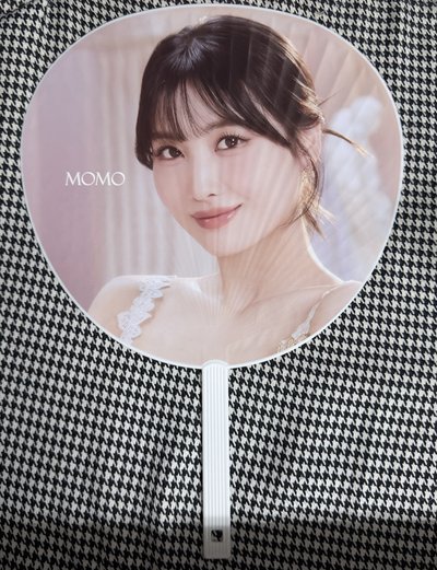 （現貨 紙箱寄出 可當日寄出）twice 日巡 momo 大扇 扇子